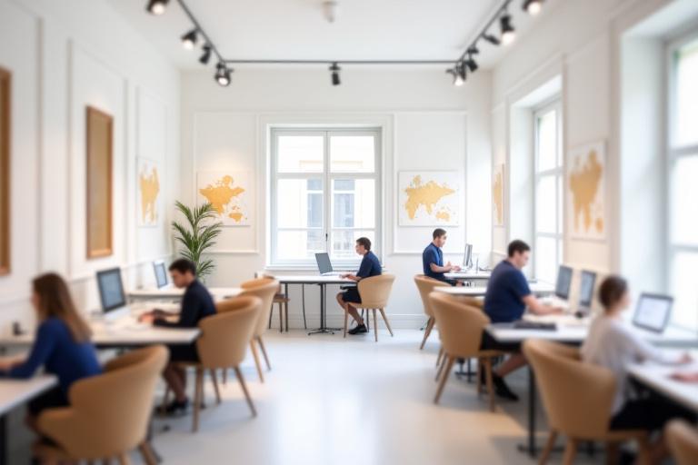 Ufficio moderno di RivelloViaggi nel centro di Roma